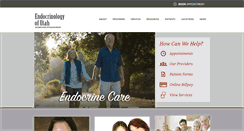 Desktop Screenshot of endocrinologyutah.com